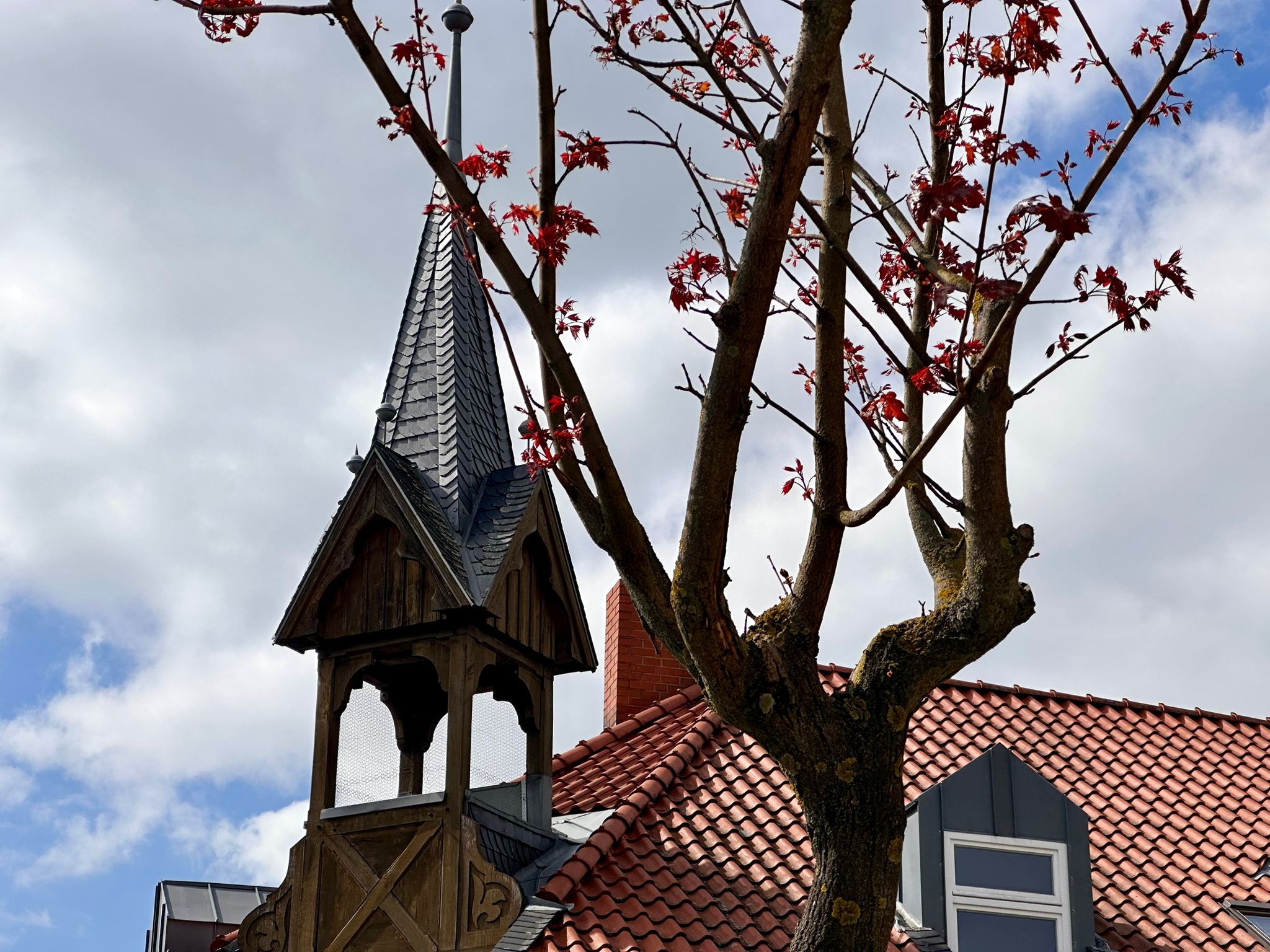 Foto von dem Dach der Kontaktstelle in Königslutter