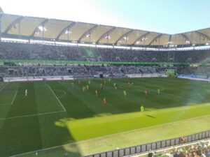 Foto vom 30. Spieltag des VfL Wolfsburg gegen den 1. FSV Mainz